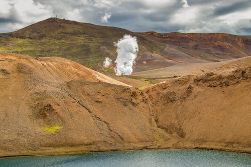 A geothermal power plant